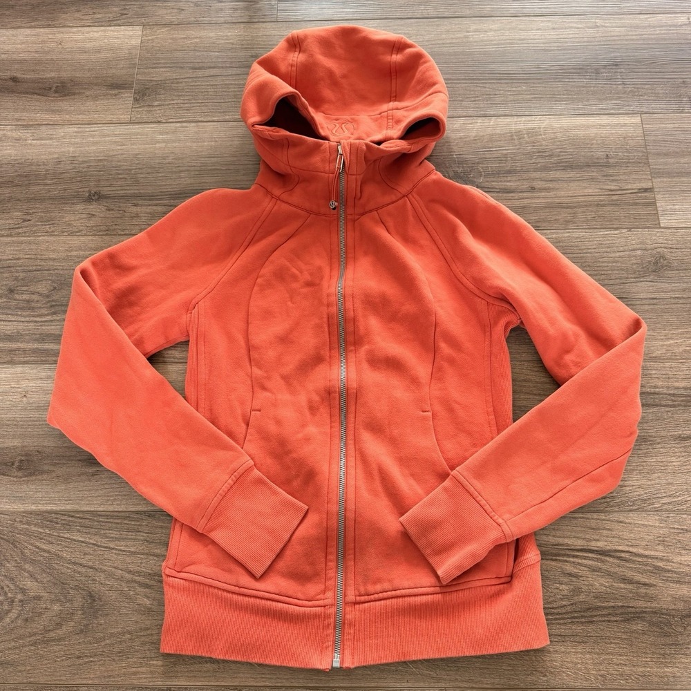 Lululemon Scuba Hoodie *Light Cotton Fleece Brick Size 6 W4AWMS